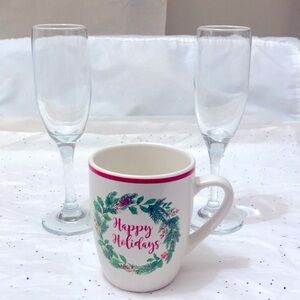 Royal Norfolk Happy Holidays Mug NWOT
